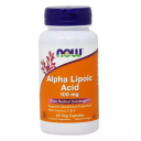 NOW Foods uztura bagātinātājs Alfa Liposkābe (Alpha Lipoic Acid) 100mg, 60 kaps.